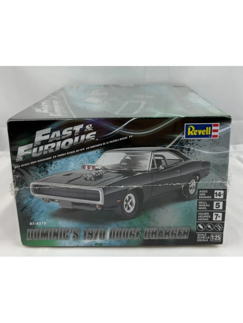 Revell Fast & Furious Dominic's 1970 Dodge Charger Model Kit 1:25 Scale Sealed